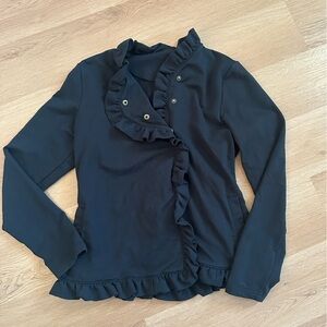 Matilda Jane Black Ruffled Blouse
